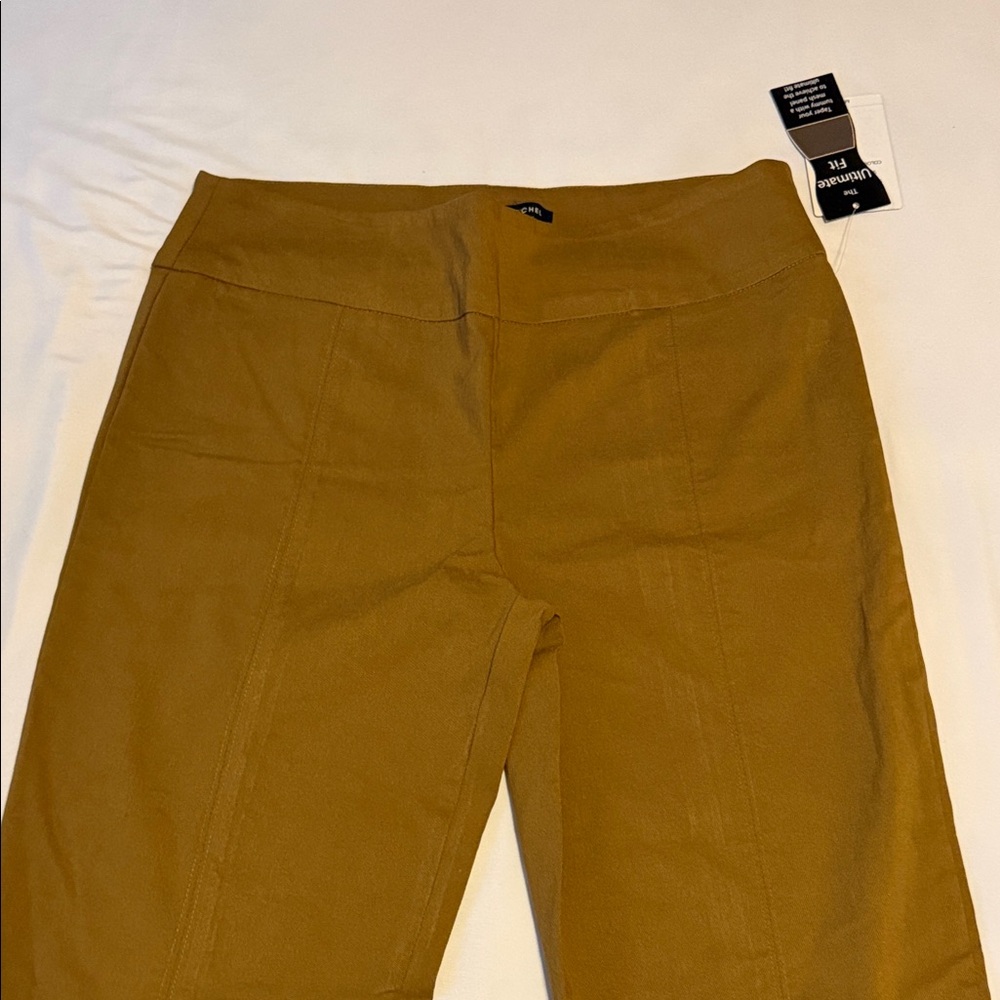 Zac & Rachel Warm Bronze Torch Stretch Pants